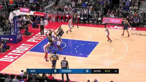 《NBA全场集锦》米切尔空中制导 戈贝尔时间差高抛得手