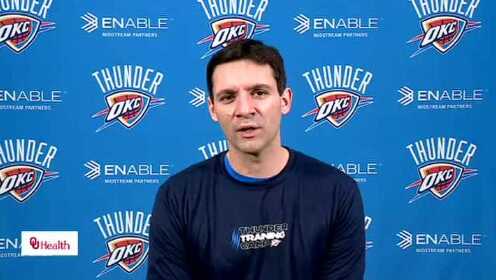 《NBA全场回放》NBA季前赛：公牛vs雷霆第2节英文原声回放