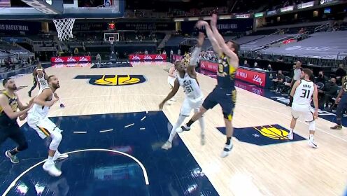《NBA全场集锦》打你一个措手不及 麦康奈尔回马一枪漂移跳投命中