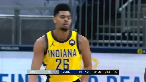 《NBA全场集锦》魔术vs步行者第4节中文解说回放