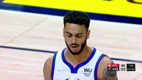 《NBA全场集锦》老鹰vs掘金第4节中文解说回放