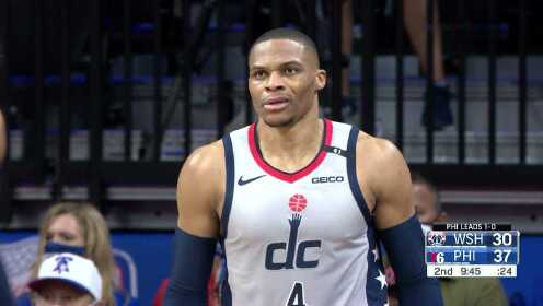 《NBA全场集锦》奇才vs费城第2节英文原声回放