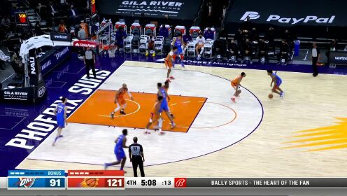 《NBA全场集锦》小防大也可以成功 佩恩直接正面封盖霍尔
