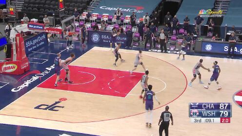 《NBA全场集锦》【原声】黄蜂110-115奇才 威少三双奇才逆转位列东部第八