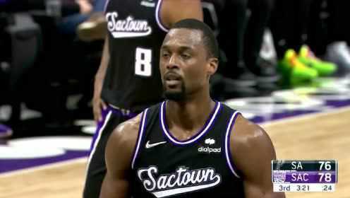 《NBA全场集锦》马刺vs国王第3节中文解说回放