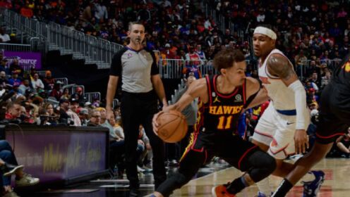 《NBA全场集锦》【球星】特雷杨vs尼克斯集锦 命中率不佳依旧砍下27分