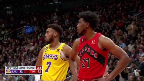 《多伦多猛龙》【回放】NBA常规赛：湖人vs猛龙第2节中文解说回放