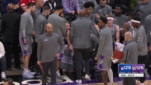 《NBA全场集锦》【原声】费城129-127国王 登帝缺席 马克西主导21分大逆转