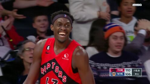 《NBA全场集锦》双喜临门！西亚卡姆2+1杀死比赛并迎来生涯首个50+
