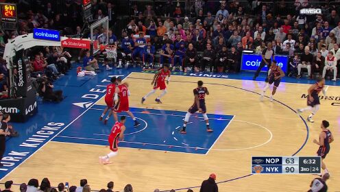 《NBA全场集锦》【纯享】鹈鹕vs尼克斯精华回放 尼克斯豪取五连胜