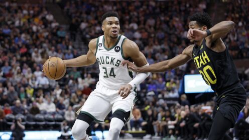 《NBA全场集锦》【原声】雄鹿144-116爵士 雄鹿六人上双三人20+轻取爵士