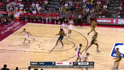 《NBA全场集锦》配合天衣无缝！莱恩-罗林斯假投真传助攻库克斯轻取两分