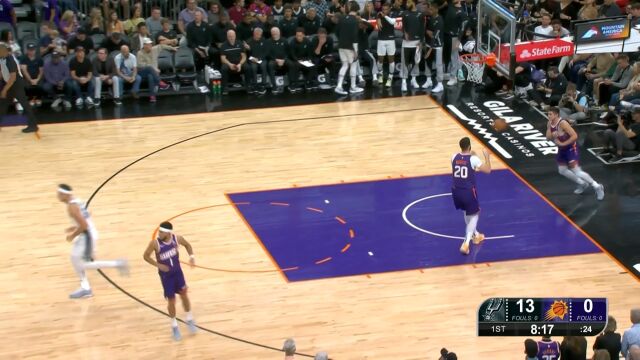 马刺开局轰下13-0 只关于篮球：这是做梦都想不到的开局