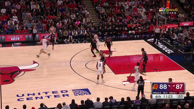 太阳vs公牛五佳球 努尔基奇关键两分一锤定音杜兰特突破战斧劈扣