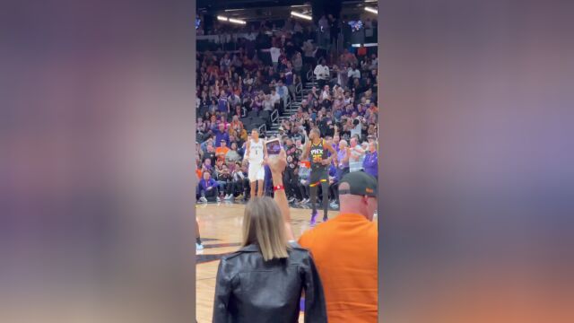 听说你身高手长？ 杜兰特生吃文班亚马后仰命中