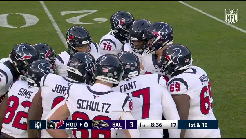 回放2324赛季nfl季后赛德州人vs乌鸦第一节