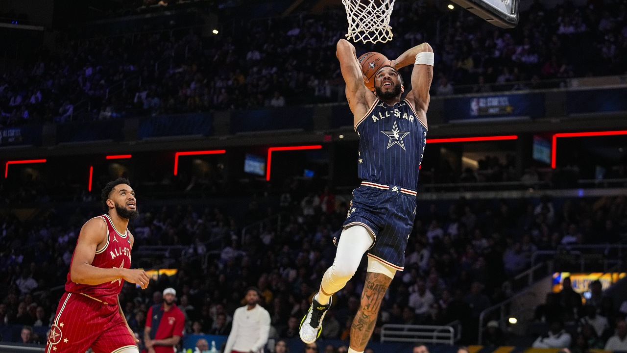 【球星】塔图姆vs西部明星队集锦 首发登场高效拿下20分大秀火热手感