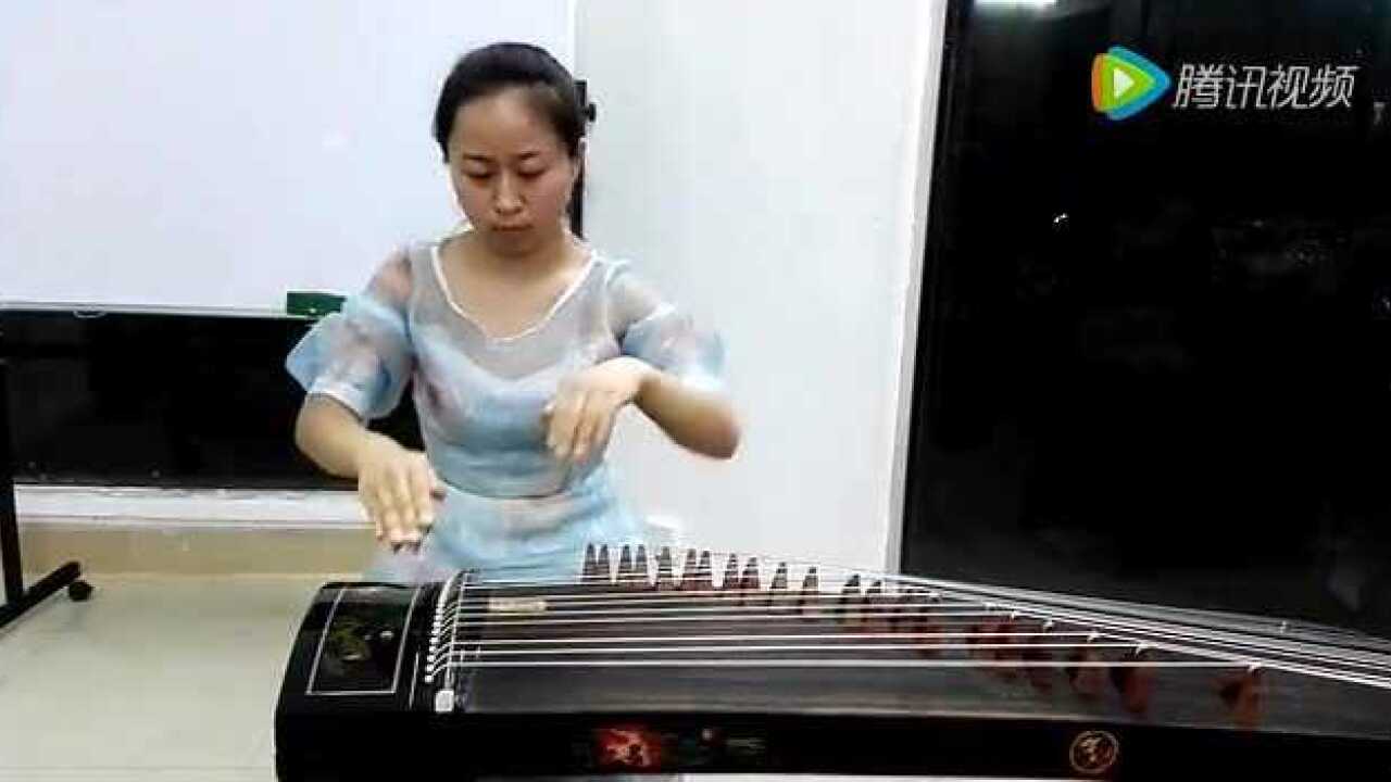 任玲古筝《一二三四歌》_腾讯视频