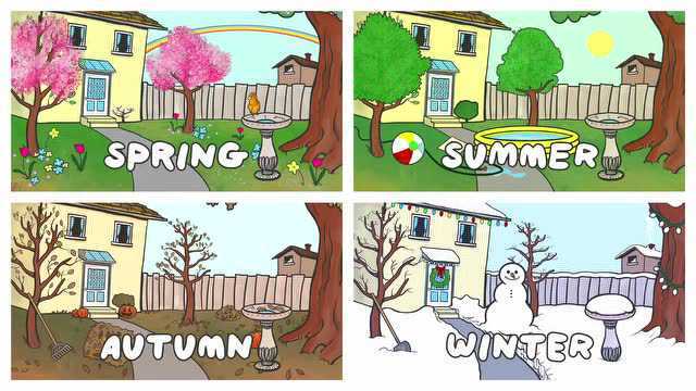英文版四季歌——season song