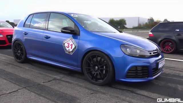 800馬力爆改雙渦輪增壓大眾golf 6r 3.6 hgp