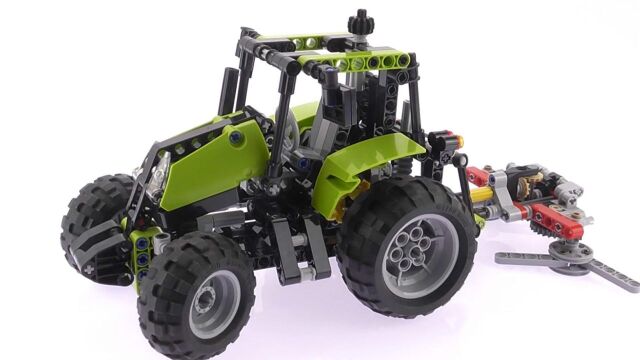 lego乐高积木机械组9393拖拉机的快速搭建