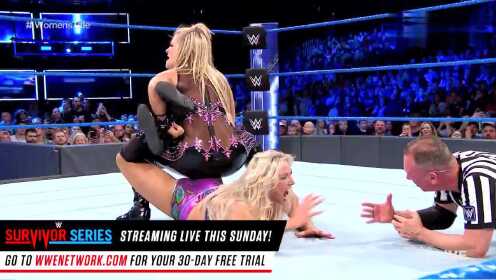 前RAW女子冠军夏洛特-弗莱尔自从加入SmackDown