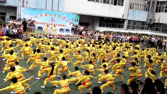 广州市海珠区龙涛小学二年级武术