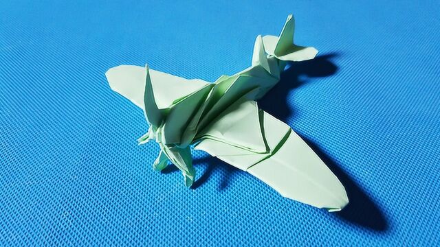 折纸王子超级海上喷火战斗机32折纸飞机视频教程形象逼真