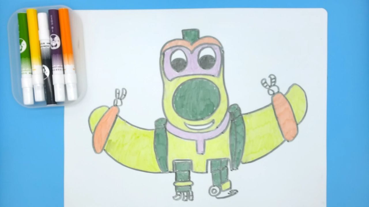 帮帮龙出动之恐龙探险队调皮动作快的littleping乐乒儿童画