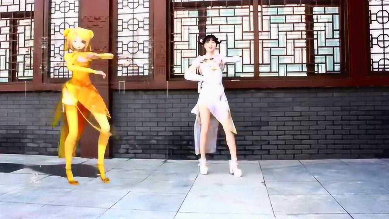 妹子模仿二次元动漫美女跳舞也太萌了吧