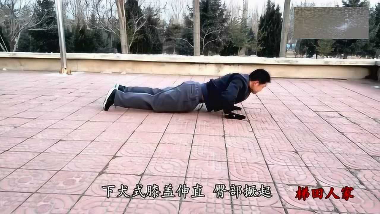 卧虎功前探后挫男人练腰黄金动作