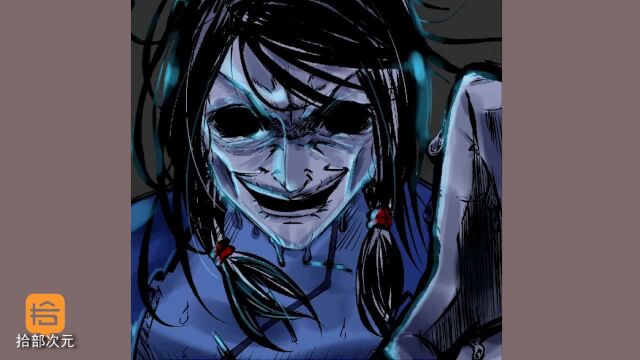 恐怖漫画的作画过程, 音乐吓人, 慎点!_腾讯视频