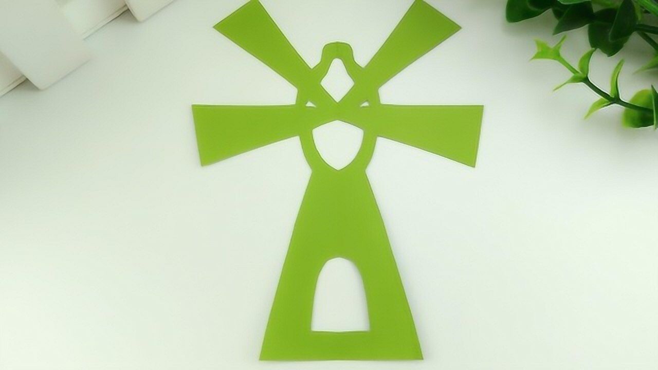创意儿童一学就会的手工教程:传授大风车剪纸制作妙招
