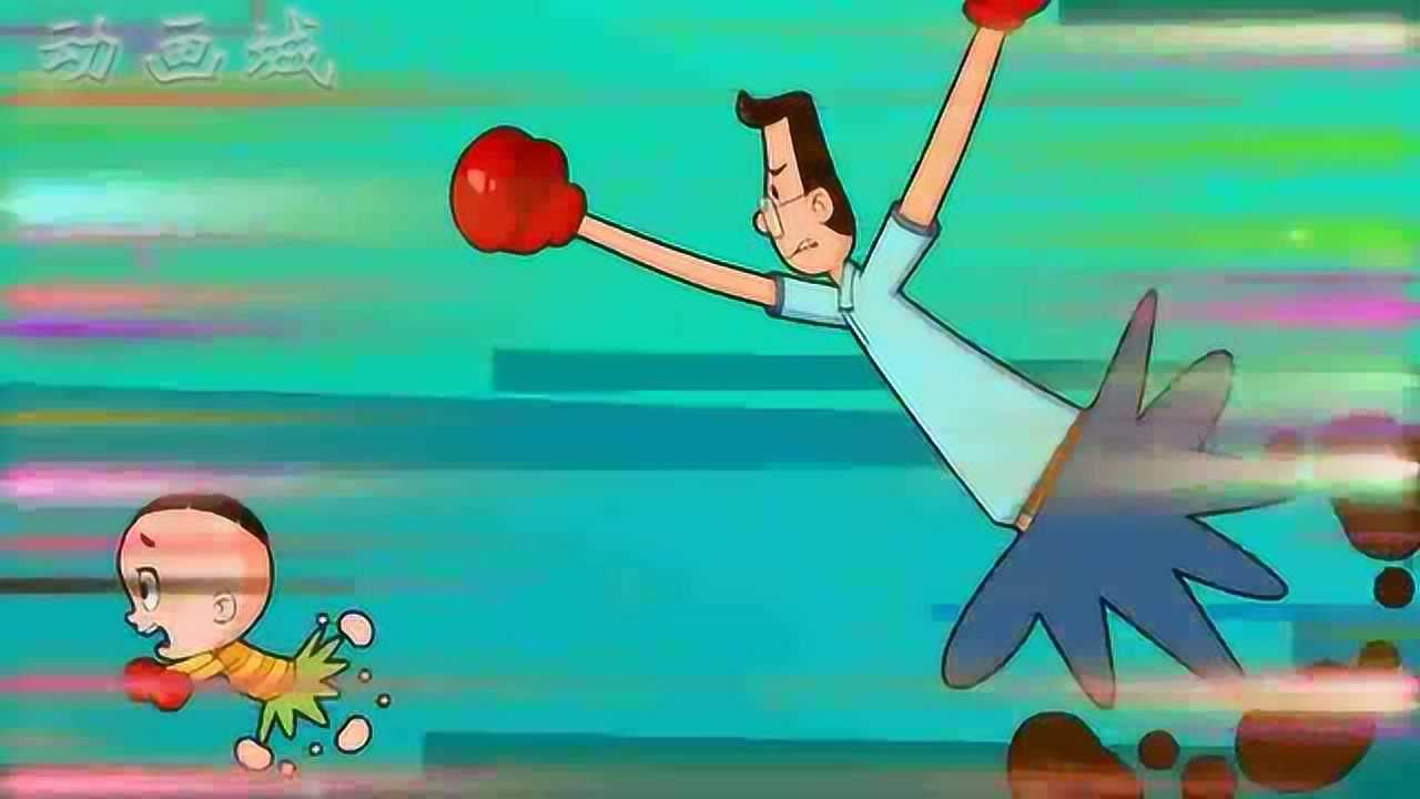 大头儿子:大头儿子和父亲在干什么,父亲追着大头儿子跑_腾讯视频