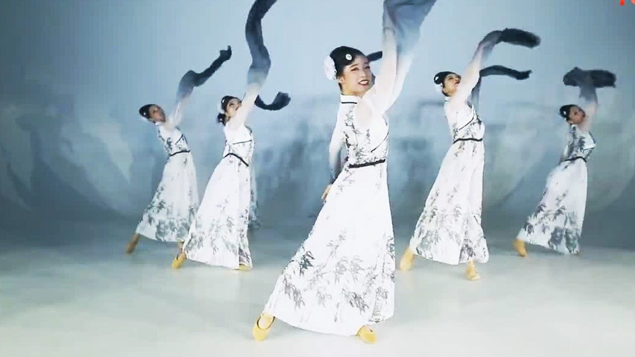 中国古典舞蹈《水墨舞》_腾讯视频