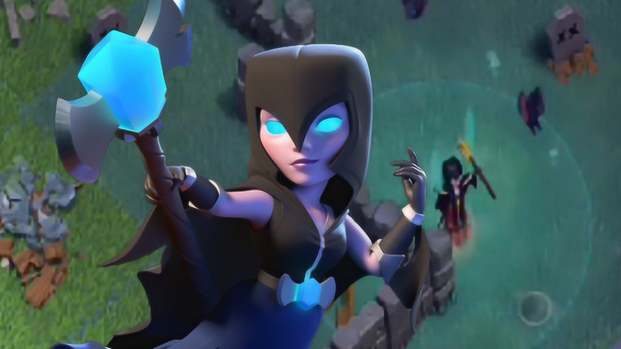 这是一个犯了选择困难症的暗夜女巫!《部落冲突》搞笑时刻集锦