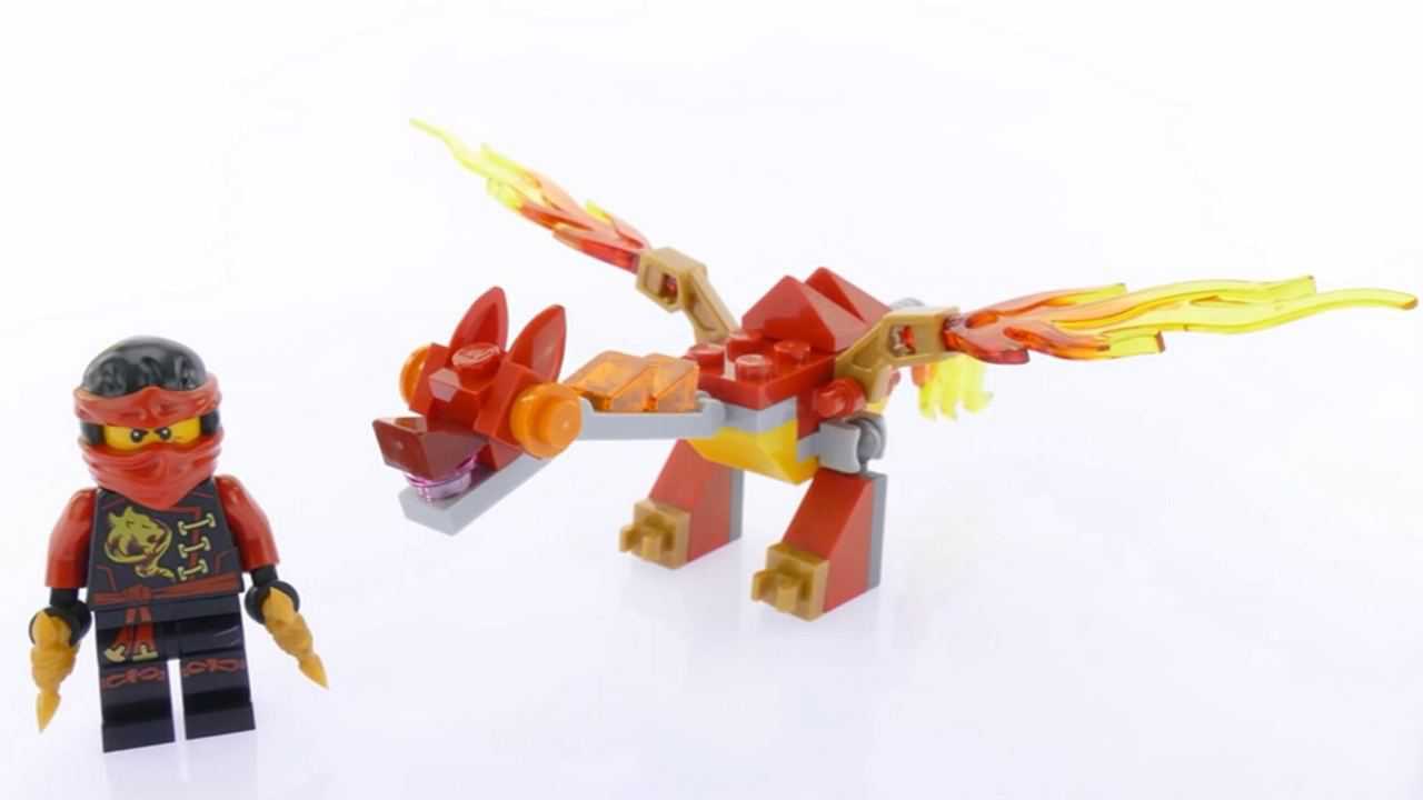 凯的迷你飞龙快速搭建乐高积木幻影忍者系列30422