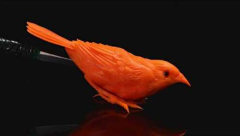 胡萝卜闭嘴鸟--周毅食品雕刻基础视频