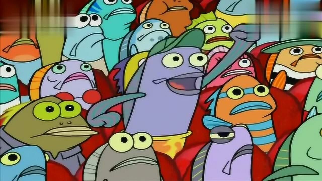 海绵宝宝海绵宝宝和章鱼哥双头变回记结果章鱼哥变的头更多了