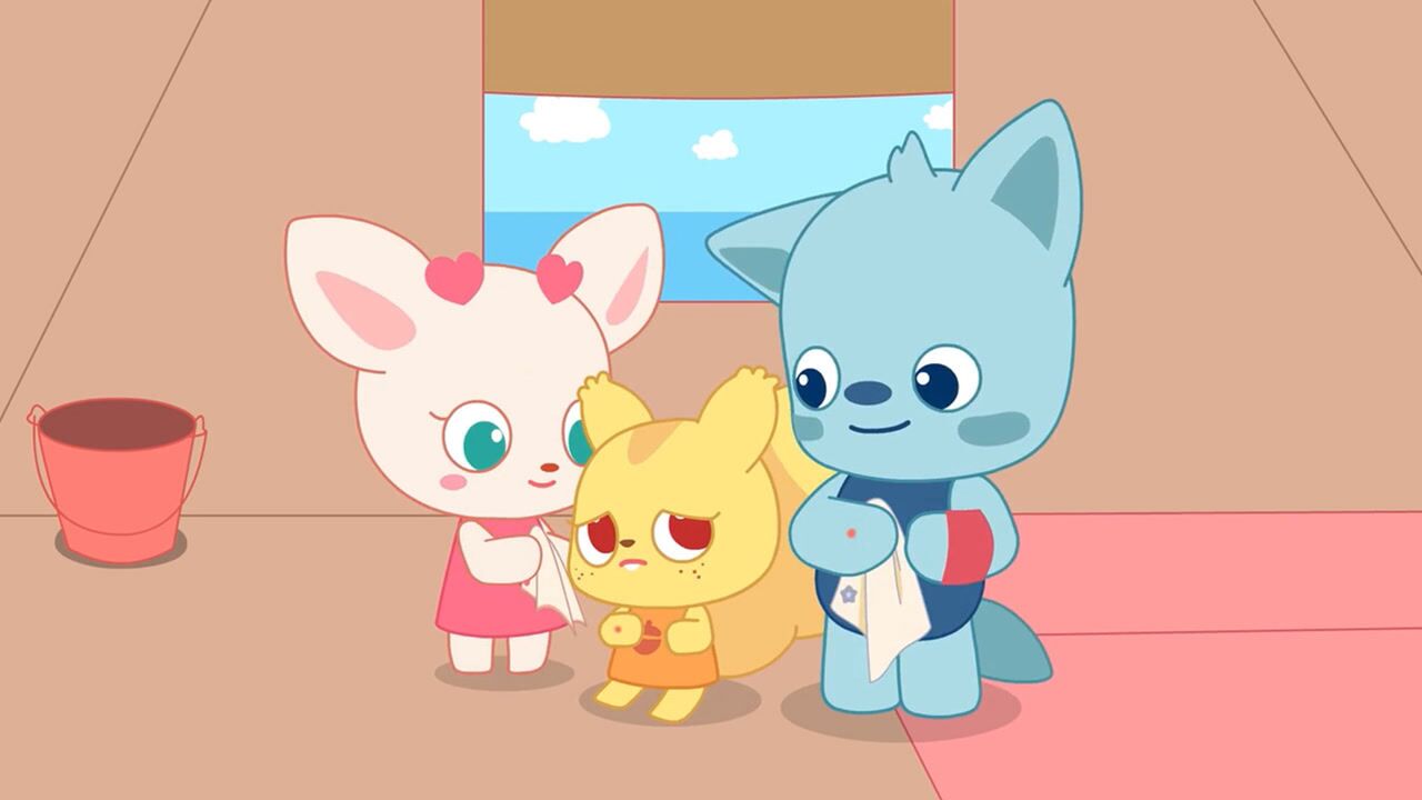 小鹿杏仁儿闪电果果被蚊子叮咬了小小杏仁动动脑筋