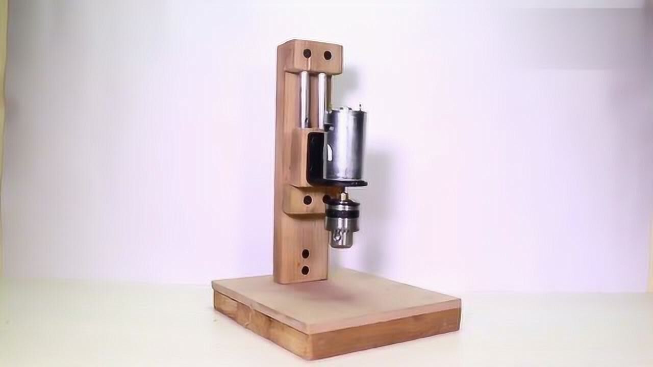 一种简易台钻的制作方法功能太实用了看完你学会了吗