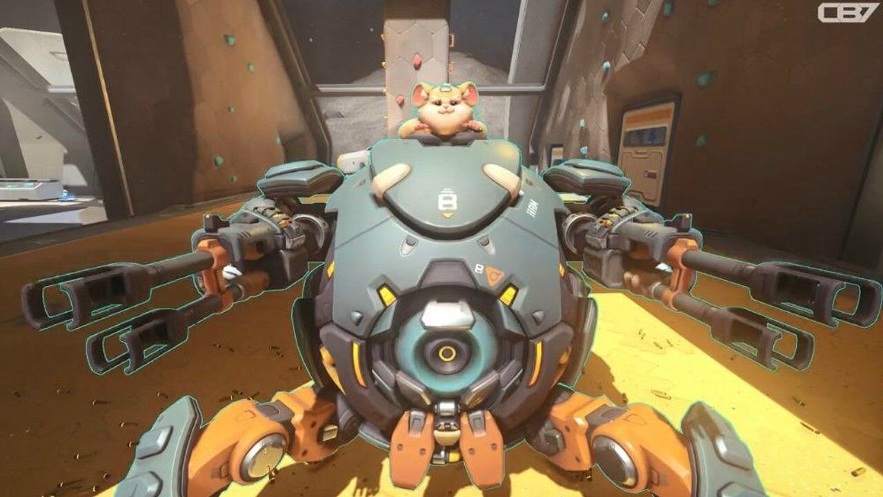 守望先锋测试服新英雄仓鼠哈蒙德动作表情特写前瞻真想玩