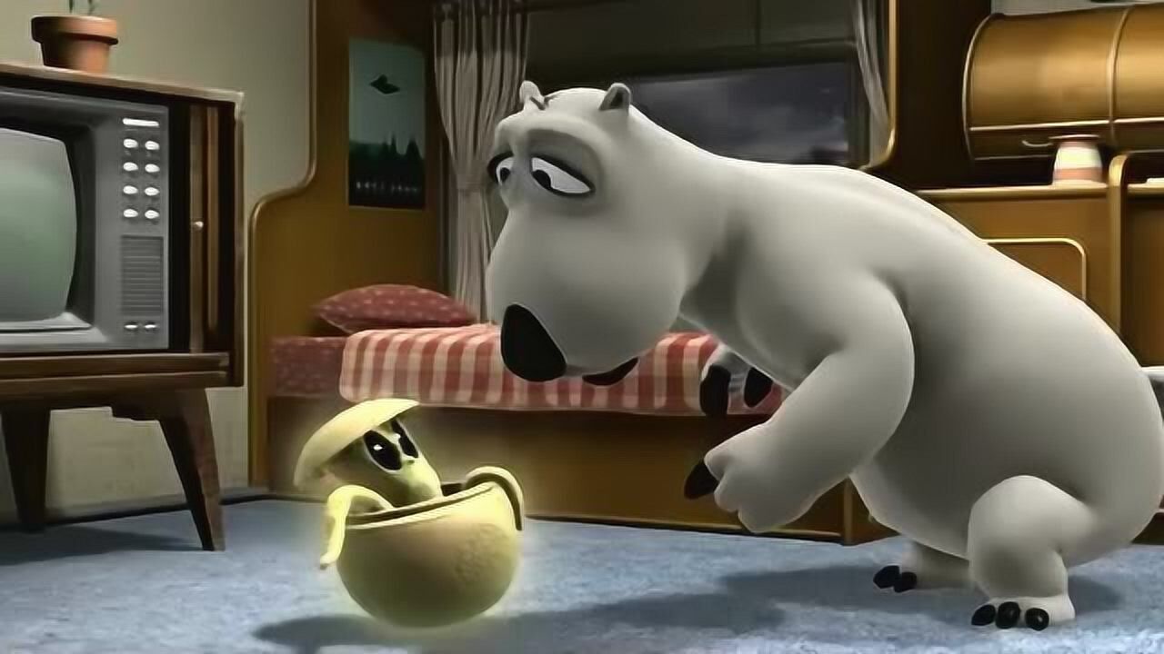 《倒霉熊》:倒霉熊发现一个外星人,太不可思议啦!