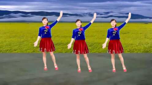 玫香广场舞《十送红军》28步