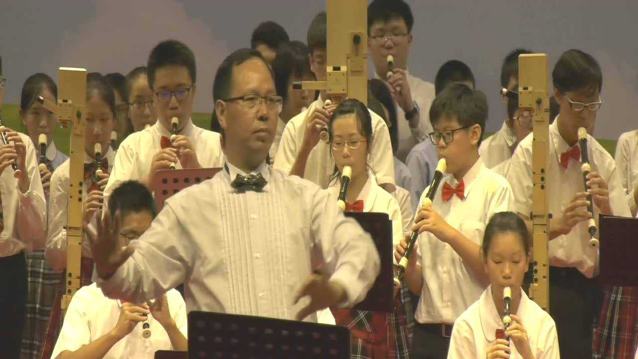 梦中的额吉—高音直笛与中音直笛的千人大合奏_腾讯视频