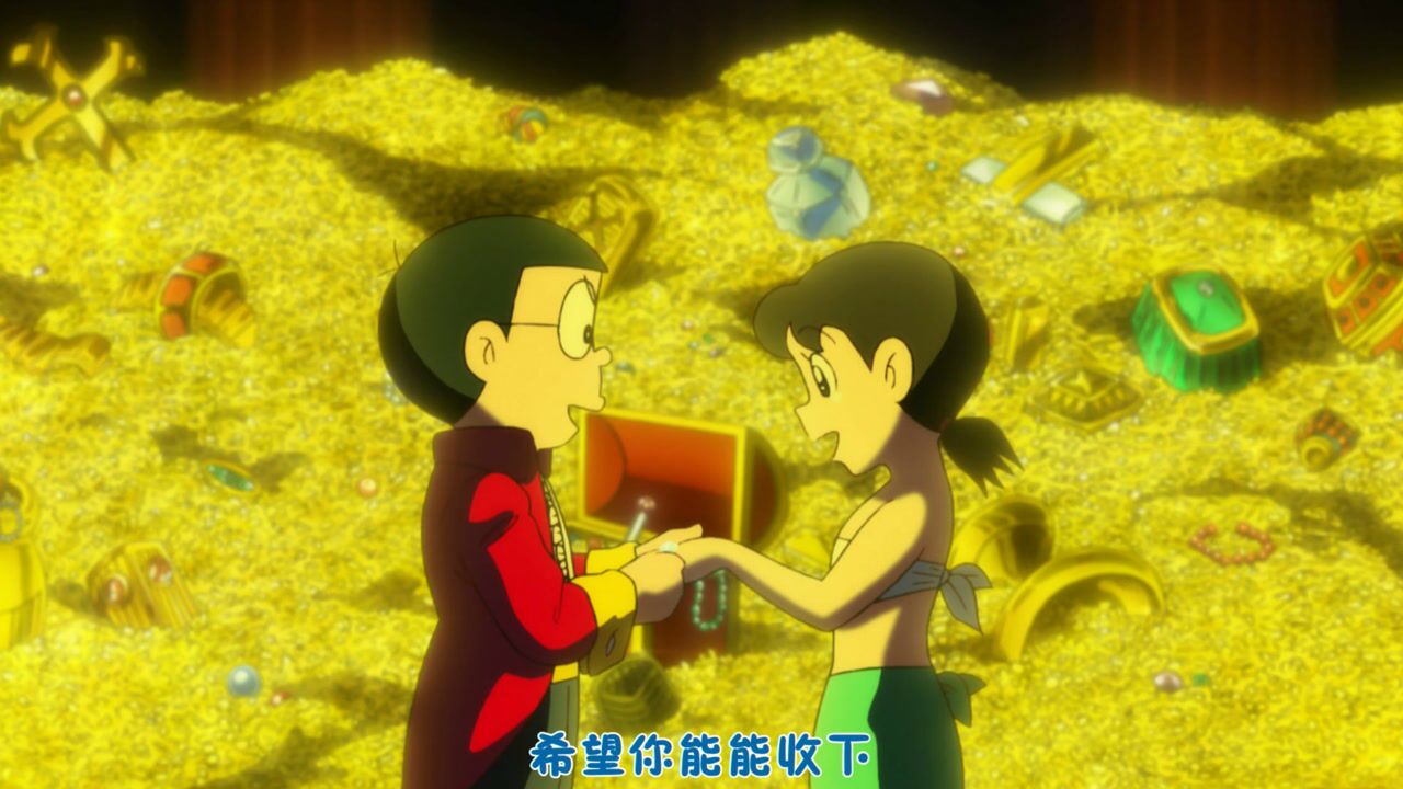 大雄为静香带上了戒指,我们多年深爱的静香要嫁给大雄了吗?