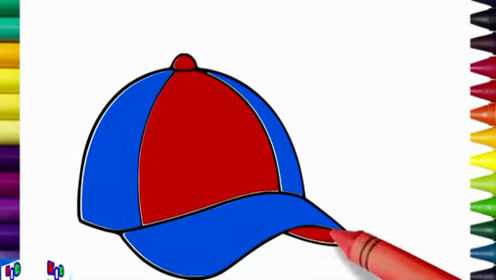 亲子简笔画:鸭舌帽子_腾讯视频