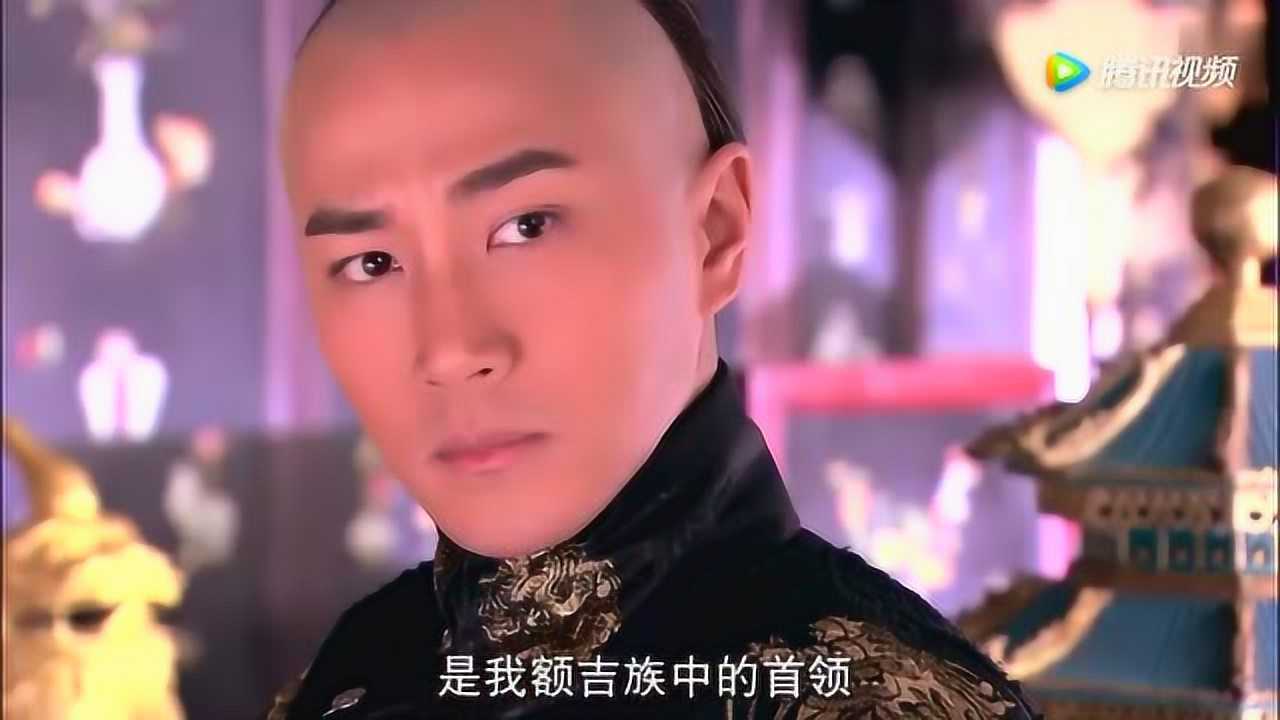 山河恋皇太极伤自己救海兰珠旁边妃子嫉妒恨