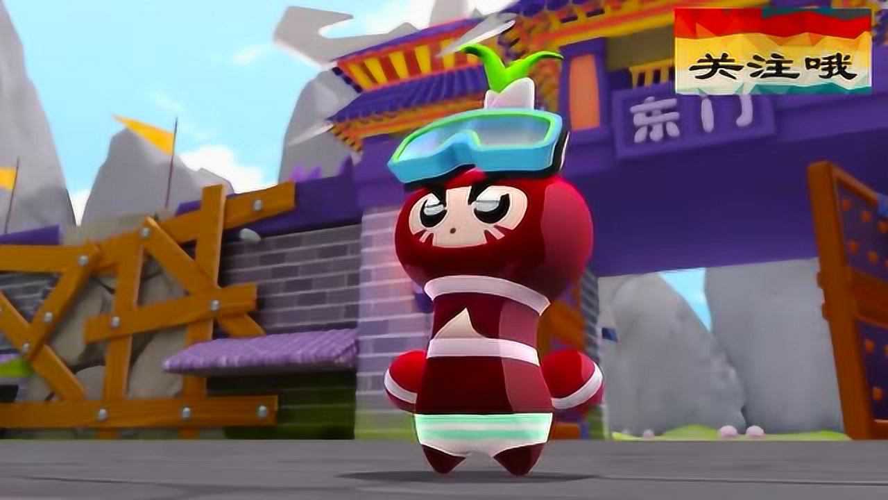 果宝特攻四大恶贼用鹅毛挠陆小果的脚心陆小果快要笑断气了