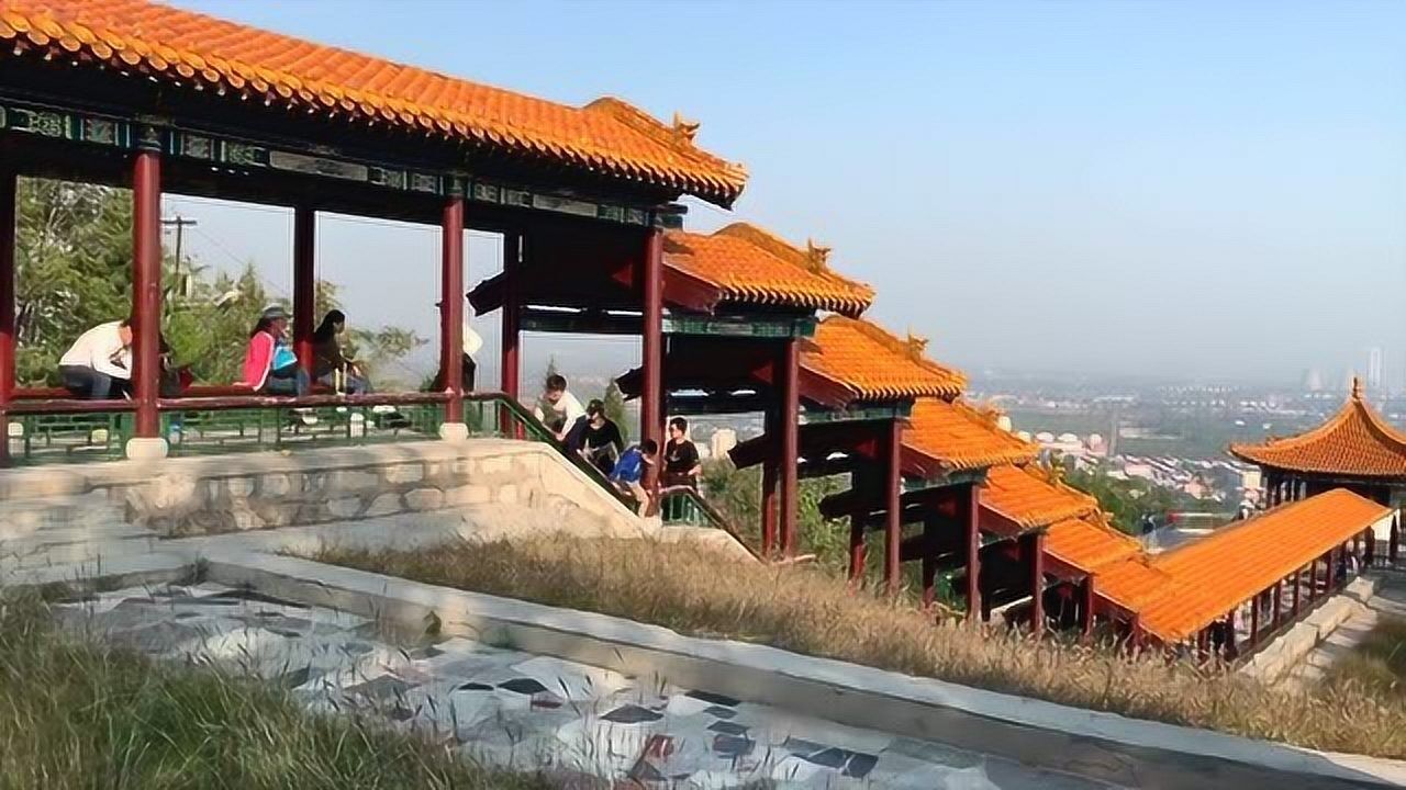 周末去中北大学内的二龙山爬山健身